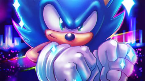 1366x768 Sonic The Hedgehog Art 4k Laptop HD ,HD 4k Wallpapers,Images,Backgrounds,Photos and ...