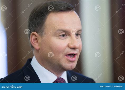 President of the Republic of Poland Andrzej Duda Editorial Photography - Image of poland ...