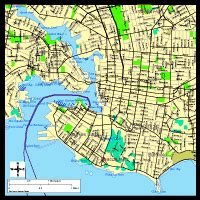 Editable Victoria BC Downtown Map - Illustrator / PDF | Digital Vector Maps