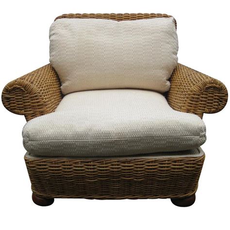 Vintage Sunroom Wicker Lounge / Club Chair at 1stDibs | vintage sunroom ...