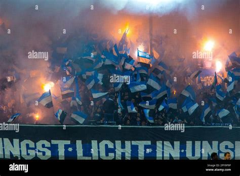 The fans of Hamburger SV Stock Photo - Alamy