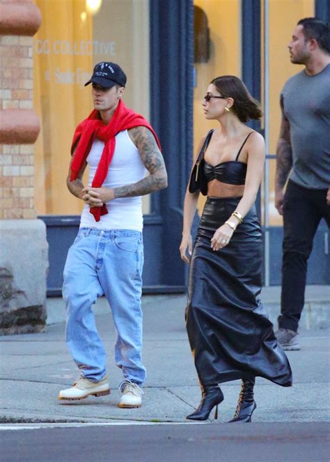 Hailey Rhode Bieber and Justin Bieber - Out in New York 05/10/2023 ...