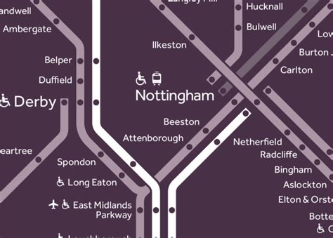 An aesthetic alternative to EMR's network map - Transport Designed