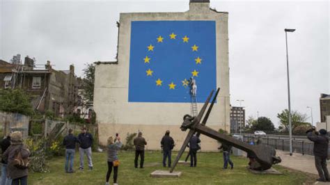 New Brexit-themed mural appears in Dover by Banksy