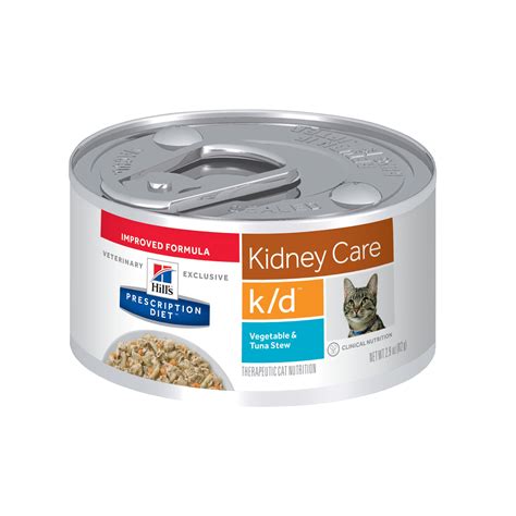 Hill's Prescription Diet k/d Kidney Care Vegetable & Tuna Stew Canned ...