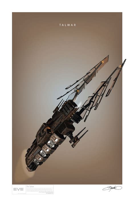 Talwar Art Print Poster | Posters art prints, Eve online, Spaceship art