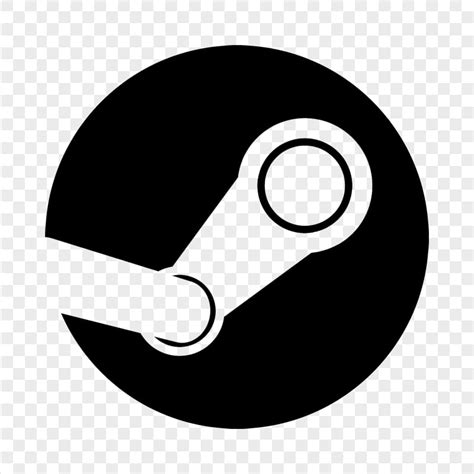 Steam Black Circle Icon PNG | Citypng