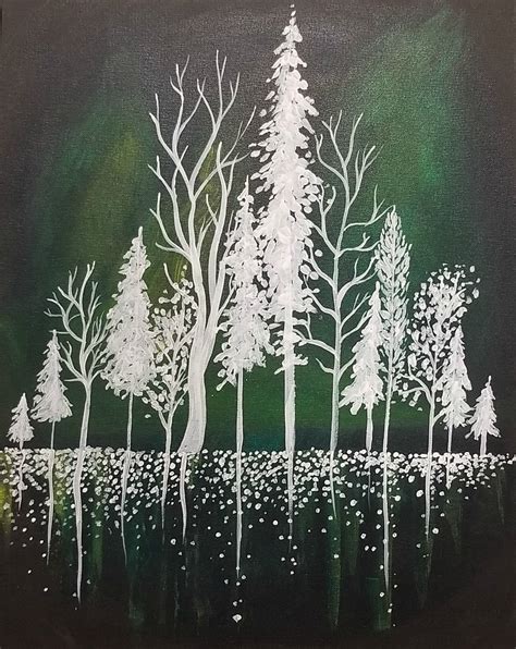 Forest silhouette | Forest silhouette, Forest, Painting