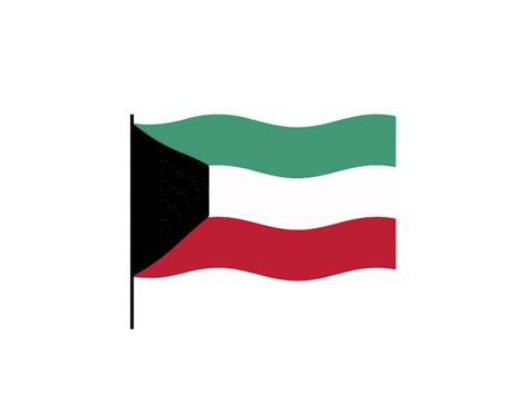 Kuwait flag Lottie JSON animation by lottiefilestore on Dribbble