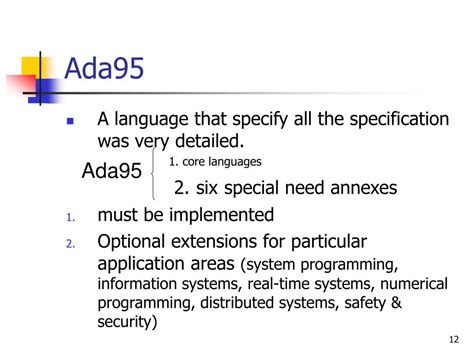 PPT - Ada Programming Language PowerPoint Presentation, free download ...