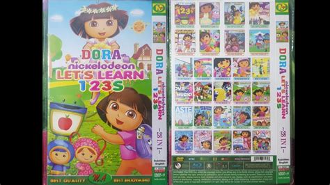 Dora Nickelodeon Let's Learn 123S DVD Menu 2019 - YouTube