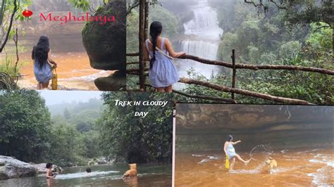 Trek to different waterfalls in Sohra |Monsoon Meghalaya| Cloudy day - YouTube