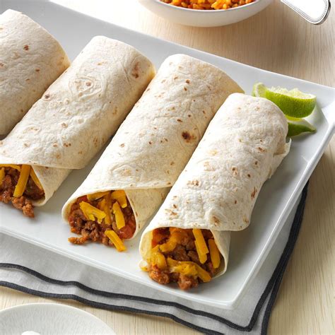 Brief Burritos Recipe | Taste of Home