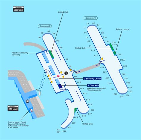 Ohare Airport Map Terminal 1 - Maping Resources