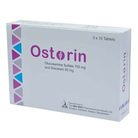 Ostorin | 750 mg+50 mg | Tablet | Ibn Sina Pharmaceuticals Ltd. | Indications, Pharmacology ...