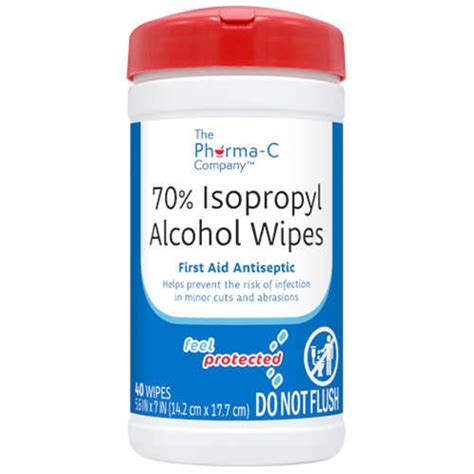 Pharma-C-Wipes 70% Isopropyl Alcohol Wipes at HealthyKin.com