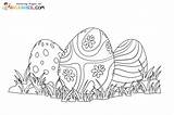 Ausmalbilder Ostereier  Kostenlos Malvorlagen Zum Ausdrucken sketch template