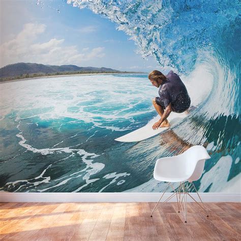 Surfing Wall Mural | Surfing Wall Decal | Wallums