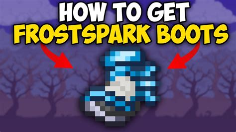 How to Get Frostspark Boots in Terraria 1.4.4.9 | frostspark boots terraria seed - YouTube