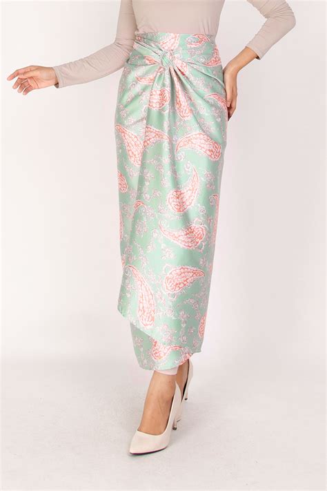 Jasmina - Dewi Printed Pario Skirt Mint Green