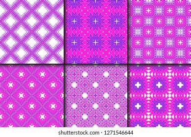 Set Seamless Texture Floral Ornament Vector Stock Vector (Royalty Free ...