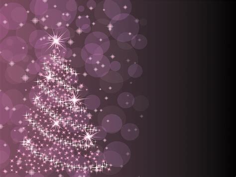 Purple Christmas Tree Backgrounds | Christmas, Holiday, Purple Templates | Free PPT Grounds