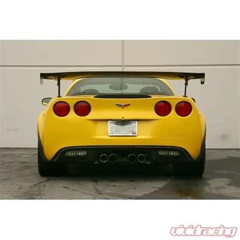 APR Performance Carbon Fiber 74 Inch GTC-500 Corvette/C6 Spec Adjustable Wing Chevrolet Corvette ...