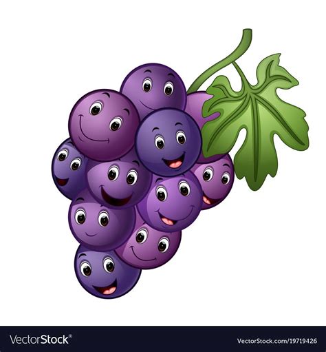 68 Cute Grapes Coloring Page | Fieltros Patiki