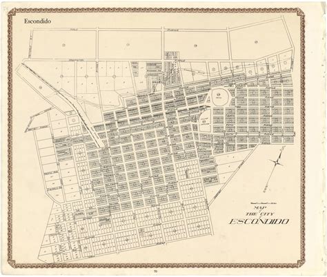 Map of the city of Escondido | Library of Congress