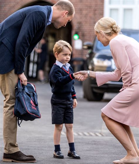 Prince William Proudly Reveals Prince George's First Day at School "Went Well"