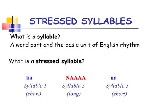 Stressed syllable2 4 original