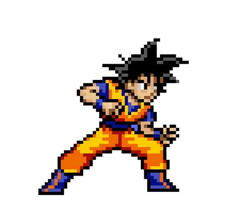 Goku Pixel Art Grid Pixel Art And Sprites In Adobe Illustrator | Porn ...