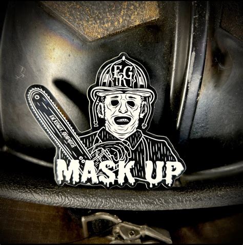 Leatherface Mask Up – En Route Graphics & Apparel