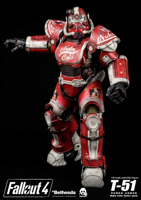 Fallout 4 - T-51 Power Armor - Nuka Cola Armor Pack 1/6 (threezero)