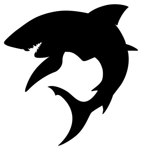 Shark Silhouette Clip art - sharks png download - 1300*1383 - Free Transparent Shark png ...