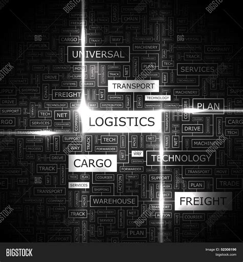 LOGISTICS. Background Vector & Photo (Free Trial) | Bigstock