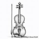 Violin Coloring Pages  Free & Printable sketch template