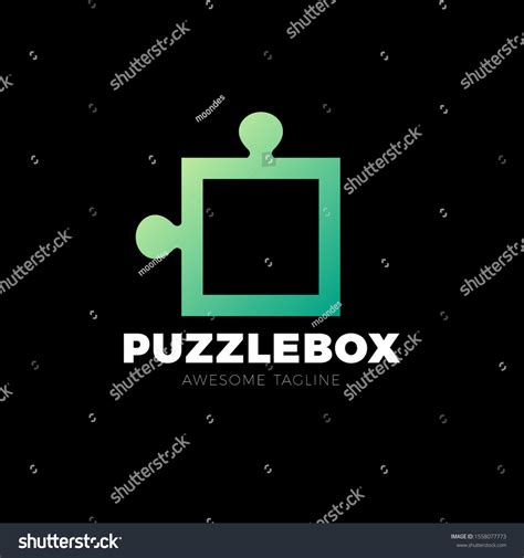 Puzzle Piece Vector Logo Icon Design Stock Vector (Royalty Free ...