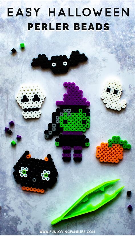 50 Best Halloween Perler Bead Patterns, Ideas and Crafts - Fun Loving Families