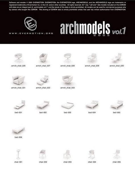 3D Models Evermotion Archmodels V 001