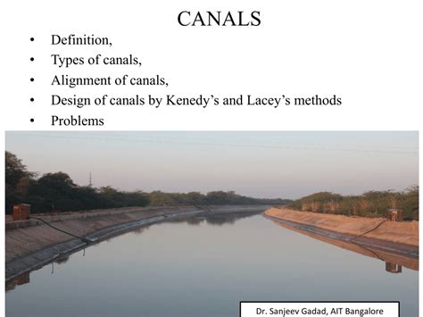 (PDF) Introduction to Irrigation Canals and Design