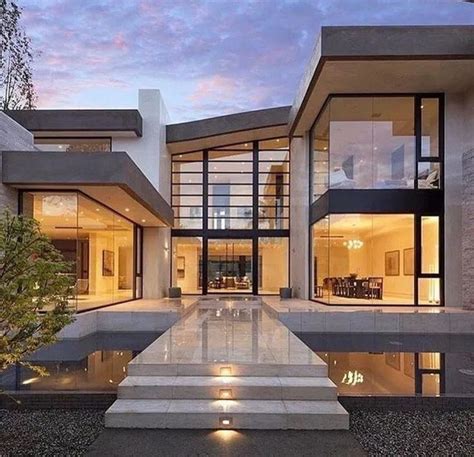 38 Stunning Contemporary Home Exterior Designs Ideas in 2020 | Modern mansion, House designs ...