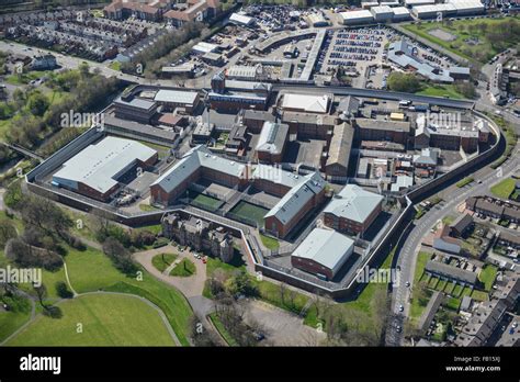 An aerial view of HMP Birmingham, also known as Winson Green Prison Stock Photo, Royalty Free ...