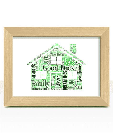 House Word Art – Personalised House Warming Gift | ABC Prints