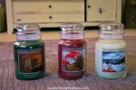 New Seasonal Fragrances From Village Candle ~ Review & #Giveaway US 12/17 | Emily Reviews