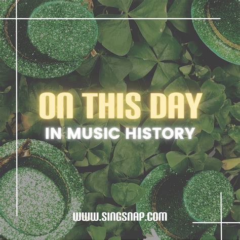 SingSnap - Blog - On This Day In Music History - May 15!