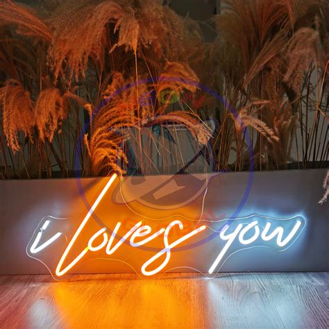 I Love You custom neon sign bedroom Sign Art Wedding Neon Sign | Etsy