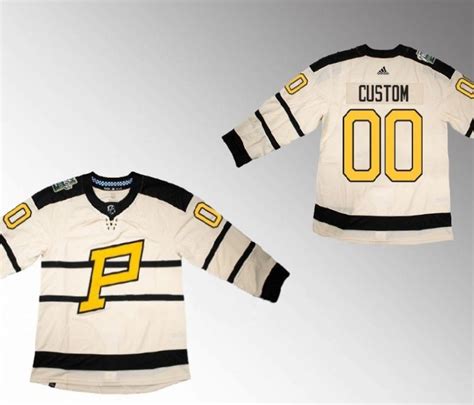 New Men's Pittsburgh Penguins #Custom 2023 Winter Classic Primegreen ...