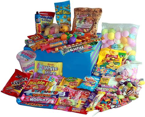 The Blue Whopper Retro Sweets Hamper by A Quarter Of - Gift Box Crammed with Over 80 Different ...