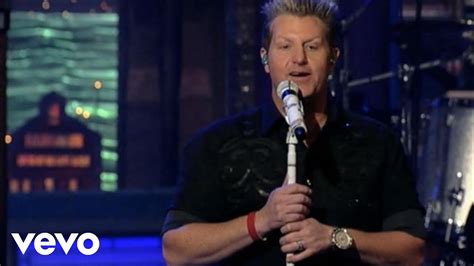 Rascal Flatts - What Hurts The Most (Live on Letterman) - YouTube